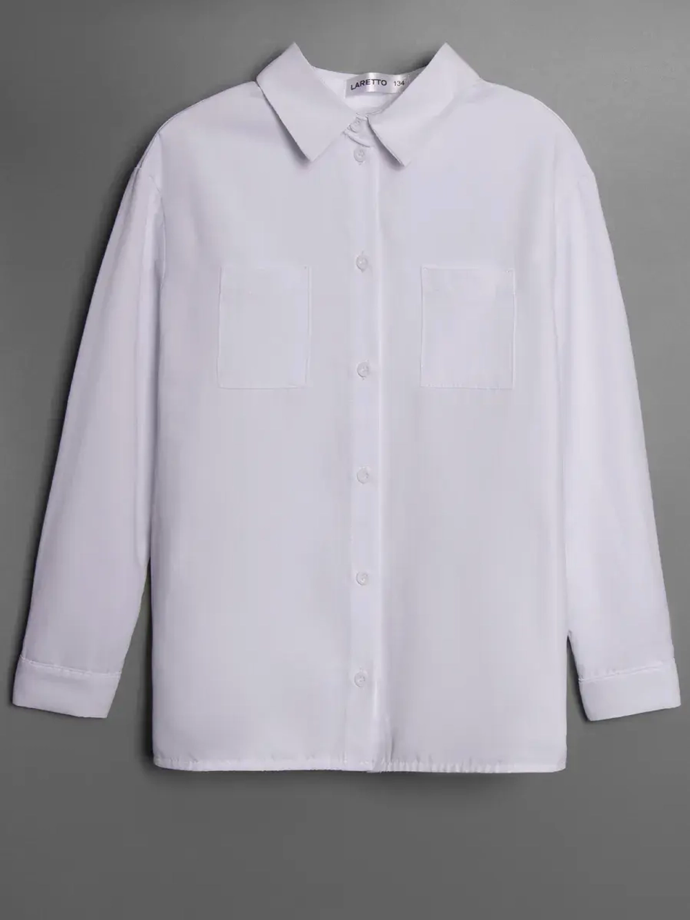Белая школьная рубашка для девочки