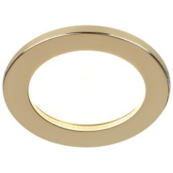 Светильник встраиваемый влагозащищенный ЭРА KL95 GD под лампу GX53 IP44 золото