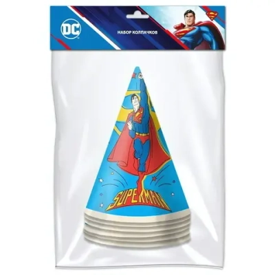 Набор колпачков 6шт «Superman»