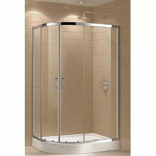 Душевой уголок Cezares Eco 80х100 ECO-RH-2-100/80-C-Cr стекло прозрачное/профиль хром