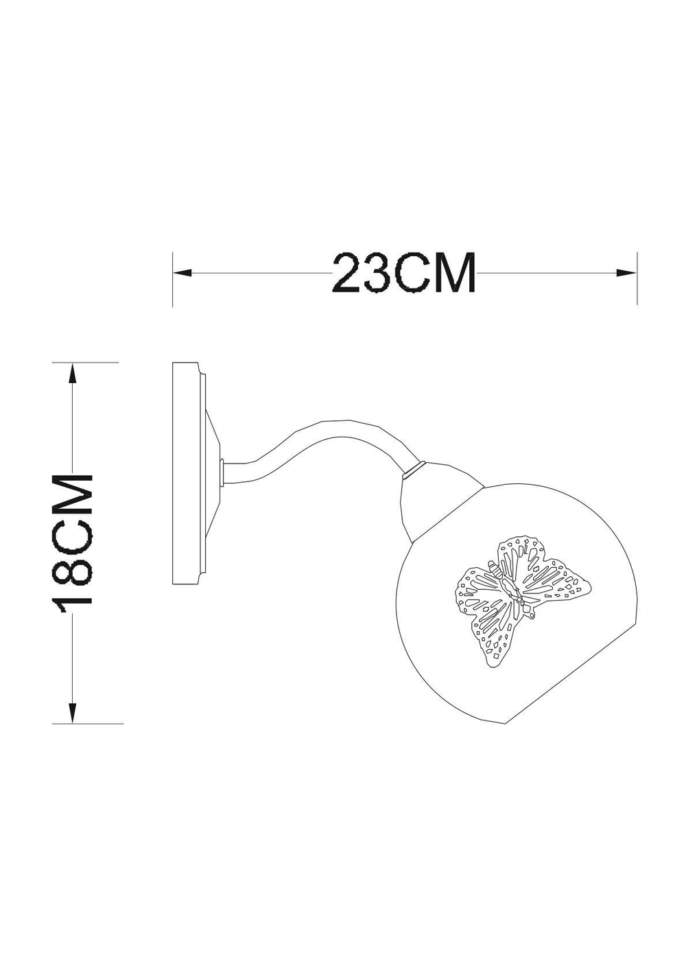 Бра Arte Lamp Alessandra A5004AP-1AB