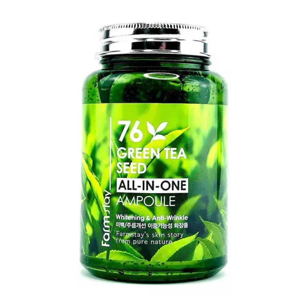 Многофункциональная ампульная сыворотка с зеленым чаем FarmStay Green Tea All-In One Ampoule
