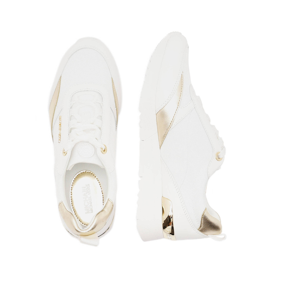 кожаные кроссовки allie stride Michael Kors - белый(43T2ALFS1D)