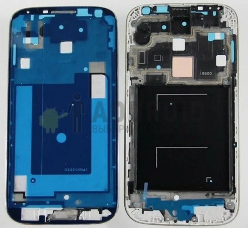 Задняя часть корпуса без крышки на Samsung S4 / i9500 (Black)