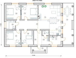 Проект Дома Классика 153 кв. м одноэтажный К-34