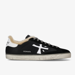 Кожаные кеды Premiata Steven 5439М на шнуровке