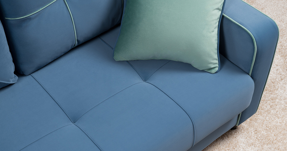 Диван кровать Черри, Синий