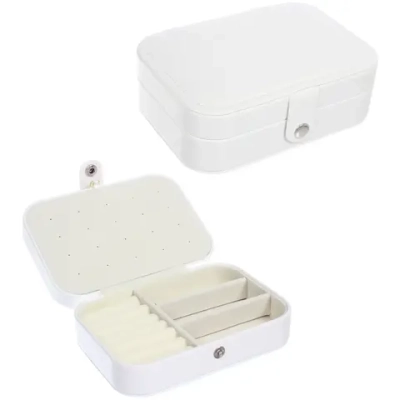 Шкатулка для украшений «ПАЛУМНА», цвет белый, 16*11*5см см