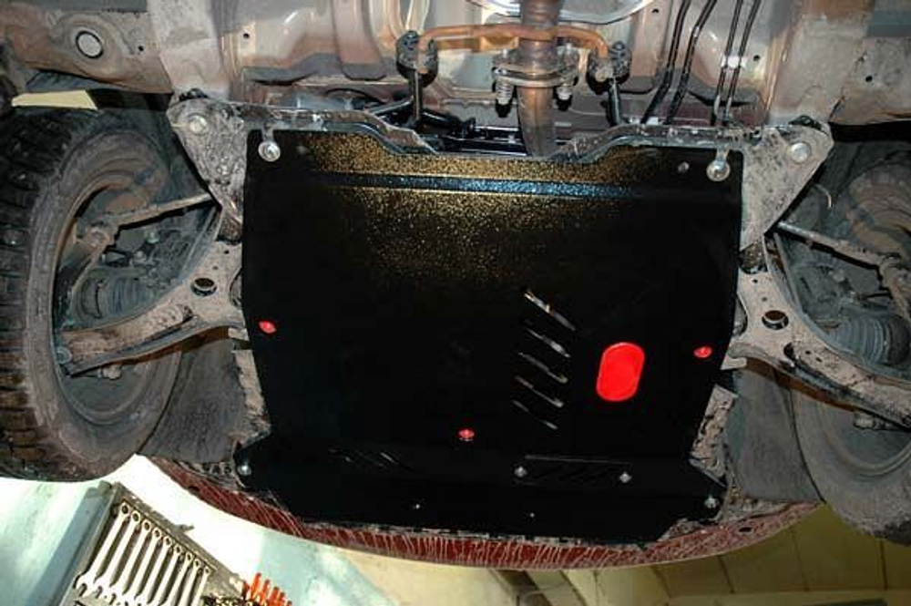 Защита картера и КПП Sheriff для Fiat Sedici 2005-2014 арт.07.0931