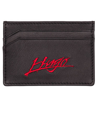 Кожаные кардхолдеры Handwritten HUGO - черный(50529564)