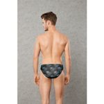 Мужские трусы слипы тёмно-синие с принтом DOREANSE 1235