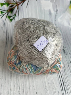 Пряжа носочная Аркобалено радужный микс 120г
