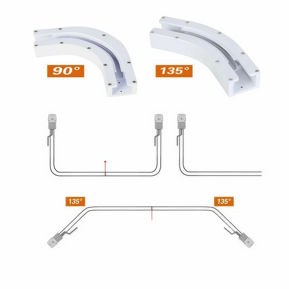Поворотный элемент карниза 135 градусов