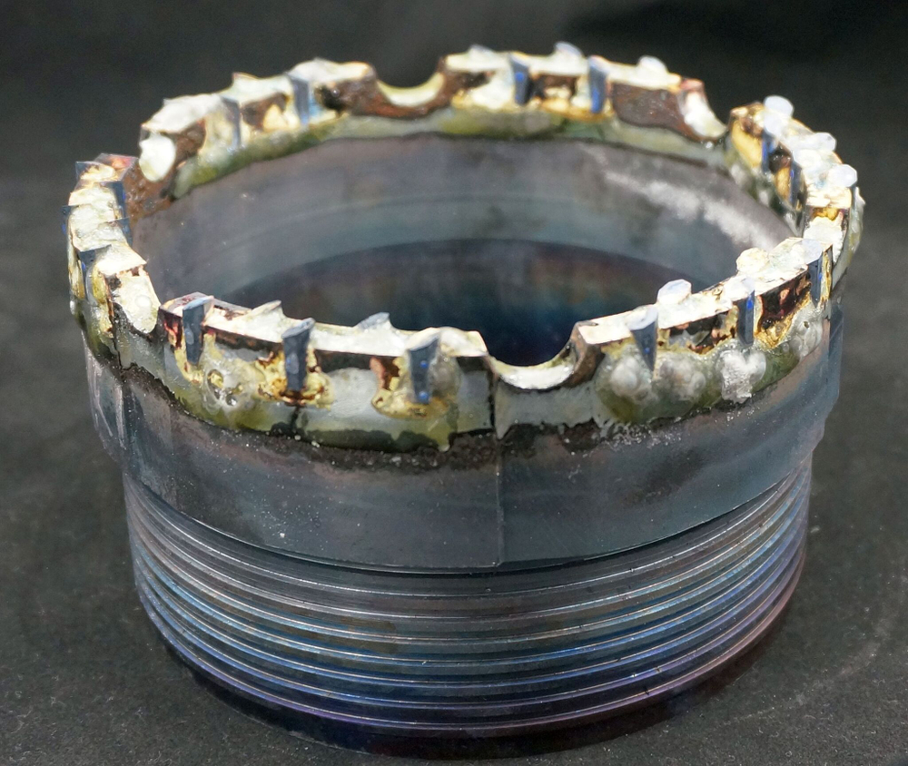 Коронка твердосплавная КТ-2, D=(132)(резьба 40)