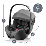 Коляска 3 в 1 Britax Roemer Smile 5Z Style и автокресло Baby-Safe PRO Style Mineral Grey Carbon Black