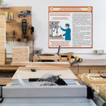 Стенд Техника безопасности при сверлении древесины 150000840