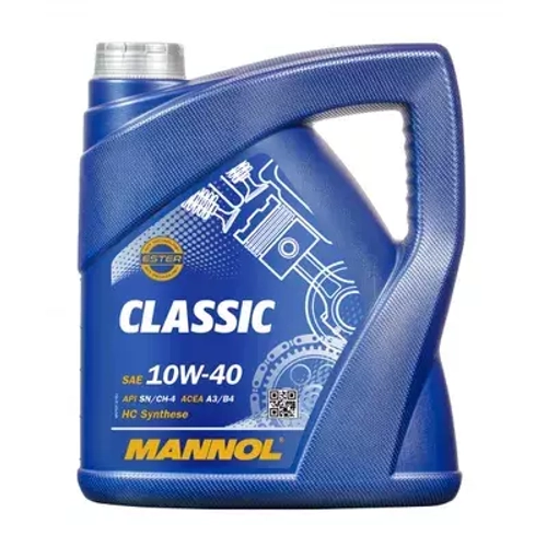 Масло моторное MANNOL Classic 10W-40 полусинтетическое 4 л
