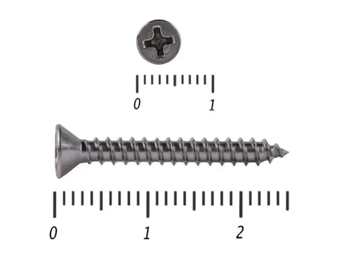Саморез нержавеющий 3.5 мм х 25 мм 100 шт