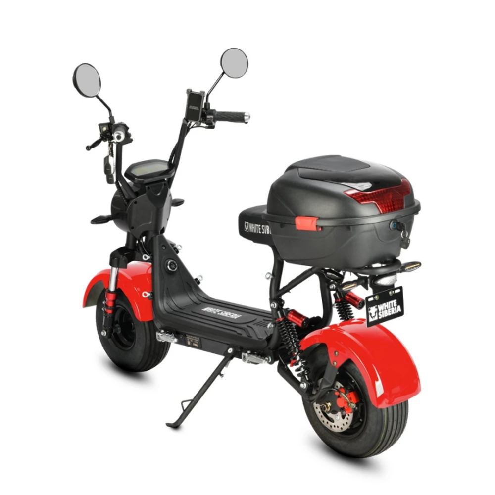 Электроскутер WHITE SIBERIA MINI R 3.0 60V RED (Красный)