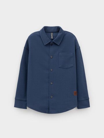 рубашка  для мальчика  КР 302794/синий космос к616