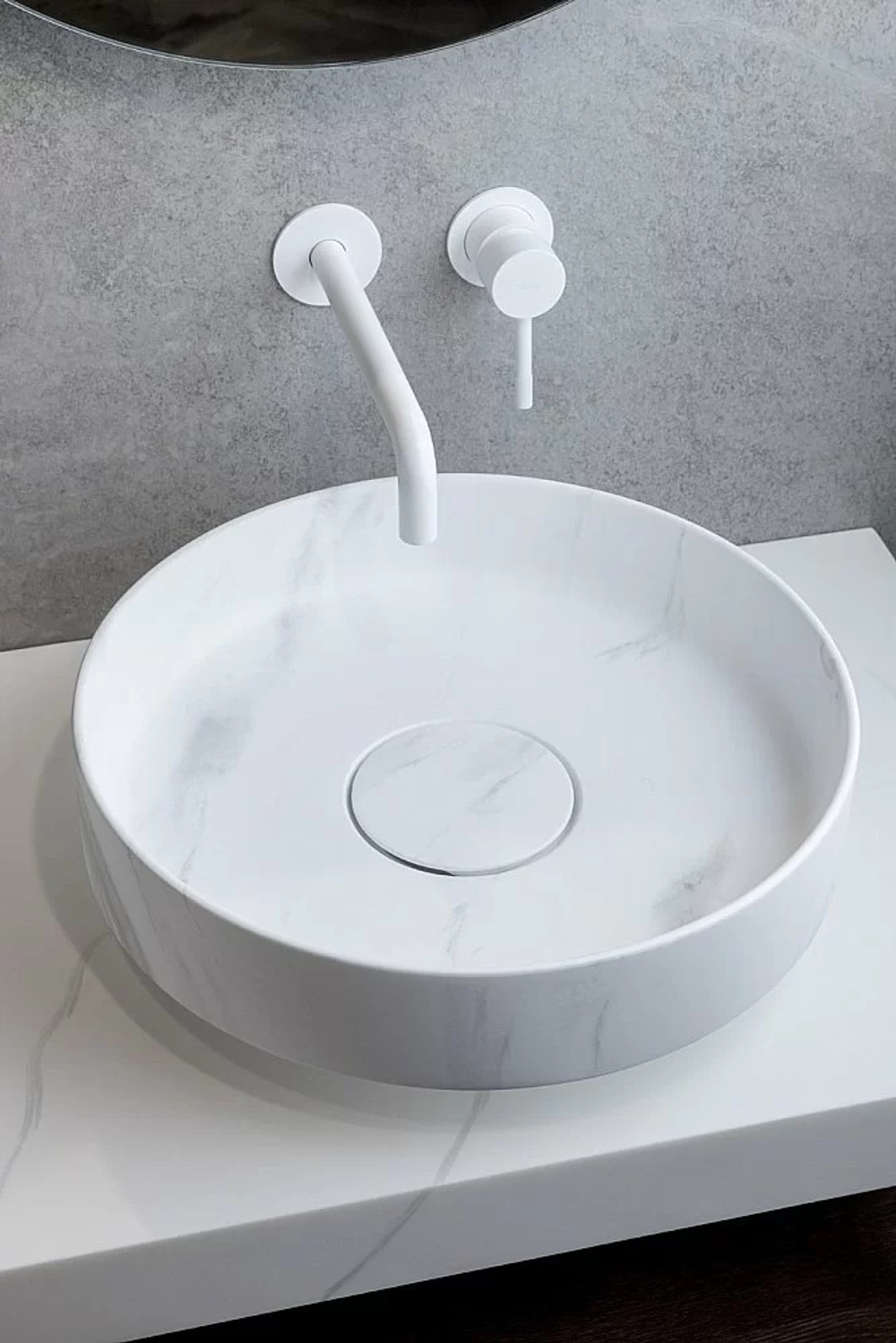 Раковина Boheme Corian 40 801-CLCT Calacatta