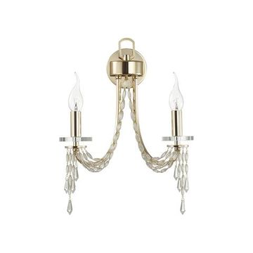 5063/2W CLASSIC ODL24 625 золото/прозрачный/металл/хрусталь Бра E14 2*40W CAPEL