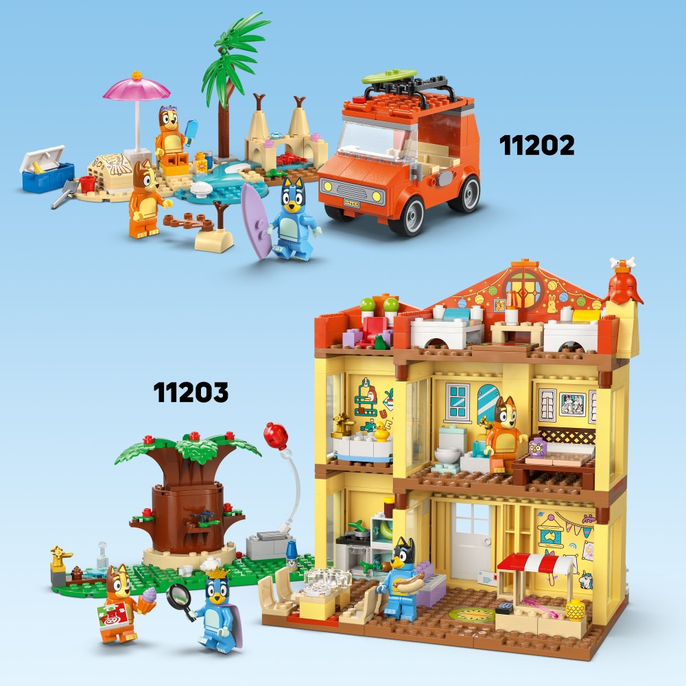 LEGO Bluey - Blue и Латко на детской площадке 11201