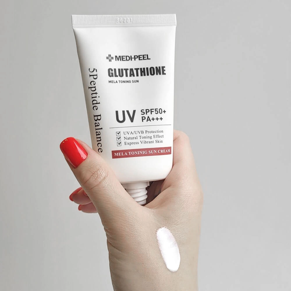 Солнцезащитный крем Medi-Peel Bio-Intense Glutathione Mela Toning Sun Cream SPF 50+ PA++++ 50 мл