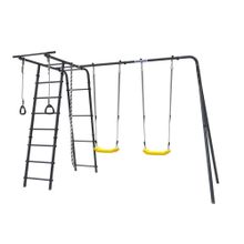 ROMANA Полянка Плюс 2 (антрацит) (с пластиковыми качелями)