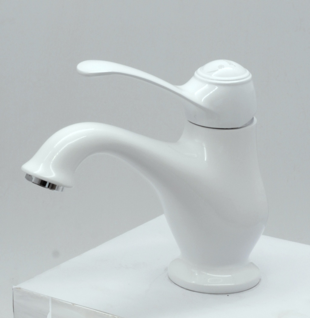 413511-F Смеситель од. для раковины (БЕЛЫЙ) ViEiR (10/1шт)