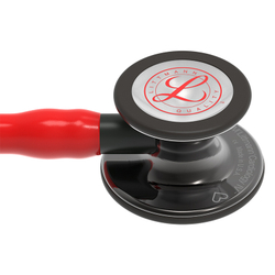 Стетоскоп Littmann Cardiology IV, красный, черная акустическая головка, черный ствол (6182)