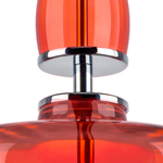 804402 Люстра ASTRA LED 12W 580LM ХРОМ/КРАСНЫЙ 3000K