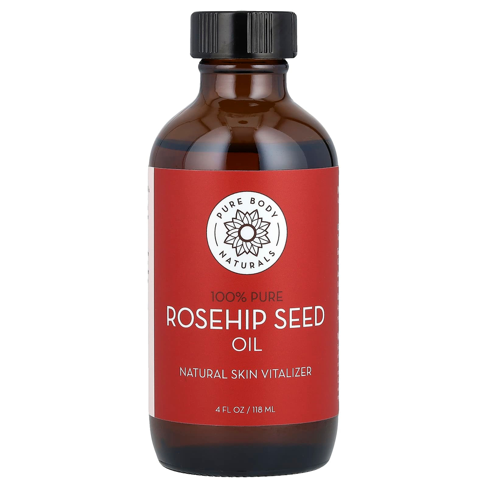 Pure Body Naturals, Масло семян шиповника, 118 мл (4 жидк. унц.)