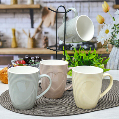 Набор кружек 4шт 340мл на подставке, 202375