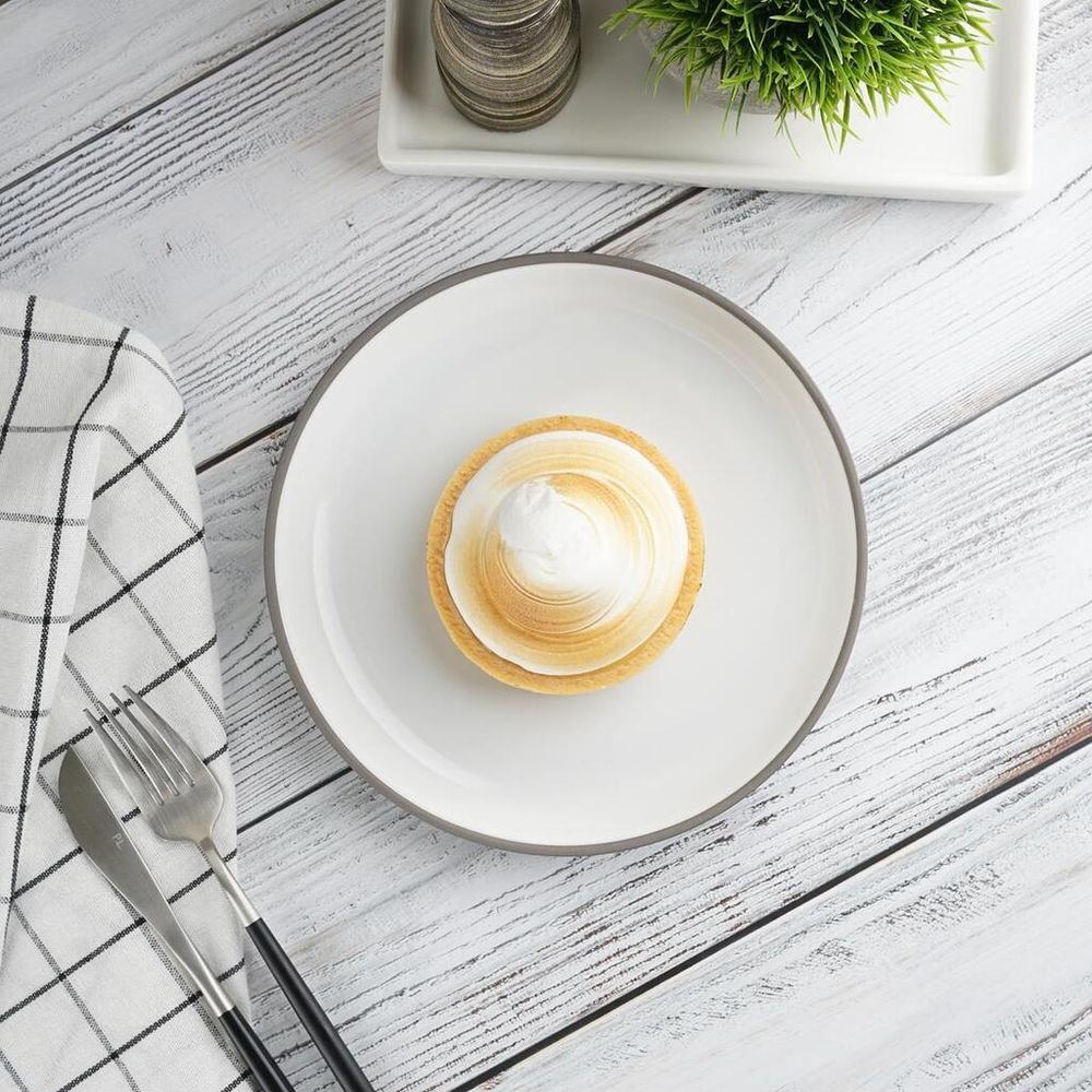 Тарелка d 21 см Evolution Blanc P.L. Proff Cuisine [6]