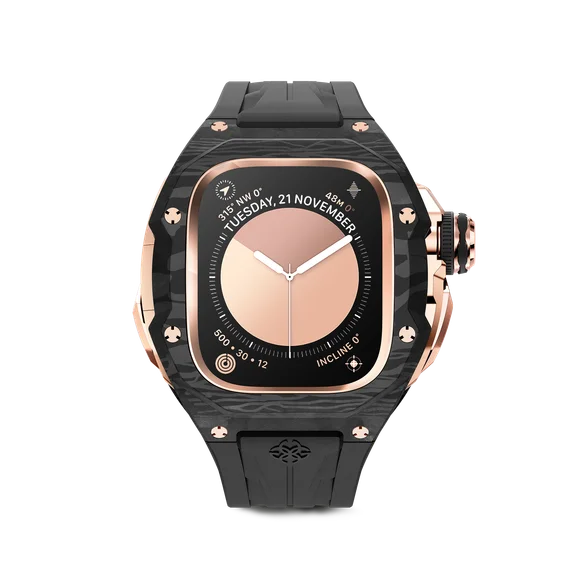 Корпус для Apple Watch Ultra RSCIII49 - Rose Gold Carbon