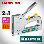 KRAFTOOL EXTREM 36, тип 36 (L) калибр 20GA (10 - 14 мм)/28, кабельный рессорный степлер (3186)