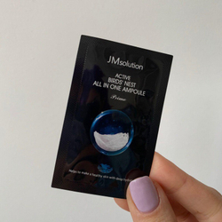 JMsolutionActive Birds Nest All In One Ampoule ампульная сыворотка 3в1 с экстрактом ласточкиного гнезда
