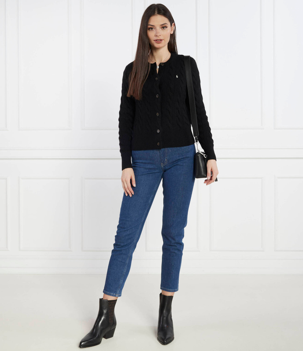 Хлопковый кардиган POLO RALPH LAUREN - черный(211910443)