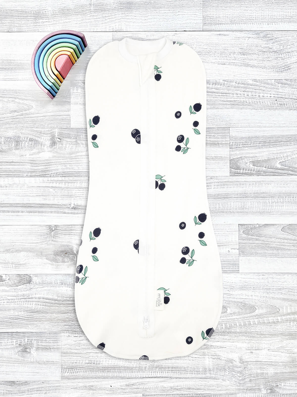 Пелёнка-кокон Mjölk Голубика, уценка