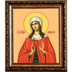 Анфиса Римская Святая мученица. Икона на холсте.