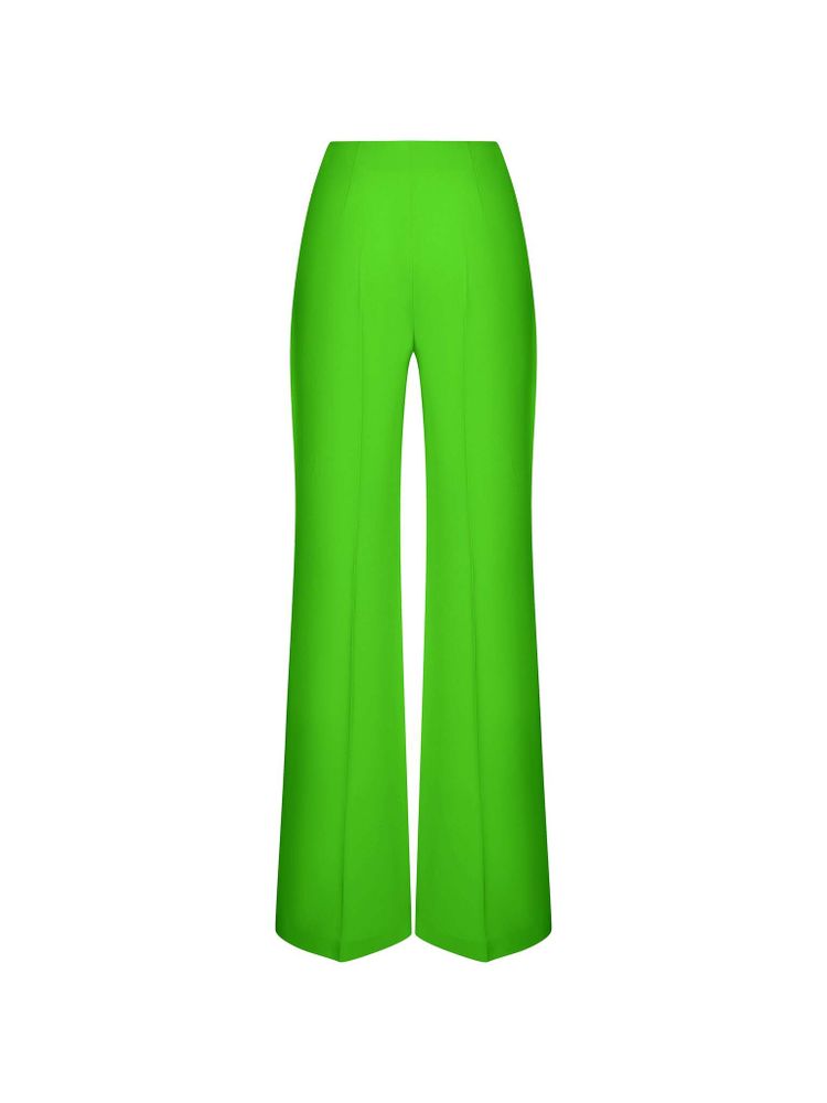 Брюки расклешенные из крепа