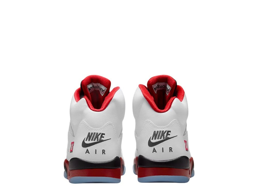 Кроссовки Air Jordan 5 "Fire Red" White/ Fire Red-Black