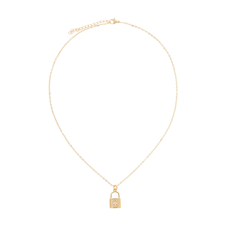 Колье Роскошный Замочек