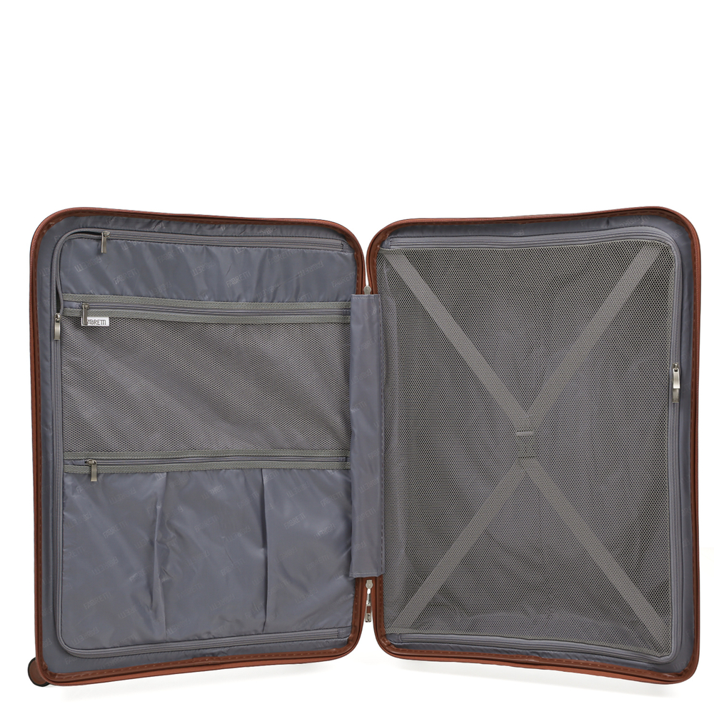 Чемодан большой (L) полипропилен "Fabretti"