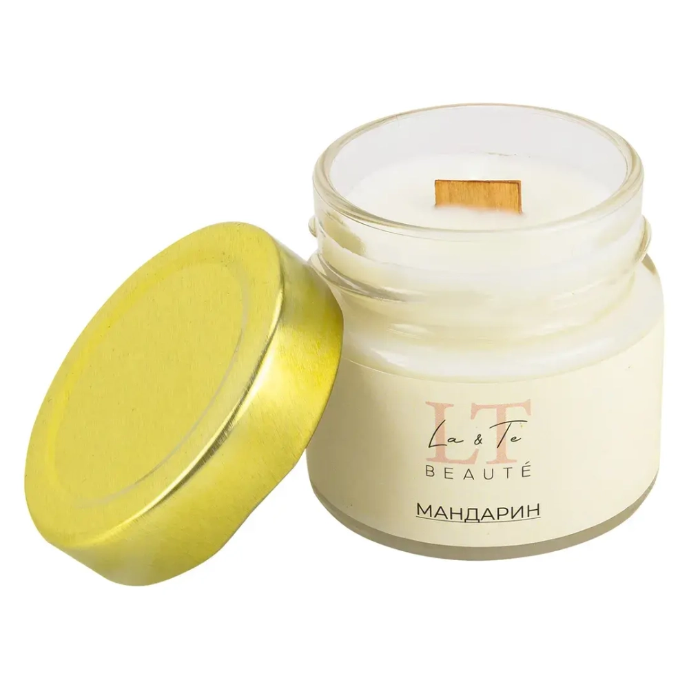 Свеча ароматическая 100 мл Мандарин La and Te beaute LT-0042