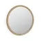 Круглое зеркало Alum из массива минди 80 см