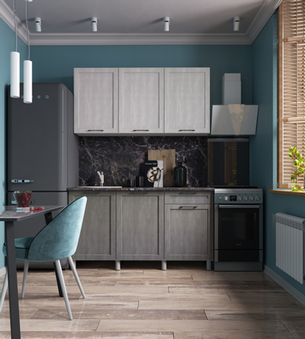 Кухня КАЛЬЯРИ готовое решение 1,5м