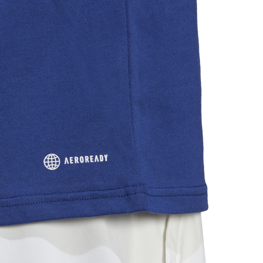 Мужское теннисное поло adidas Graphic T-Shirt Men - Dark Blue, Green