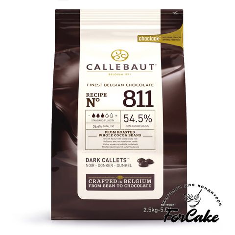 Шоколад Callebaut темный 54,5%